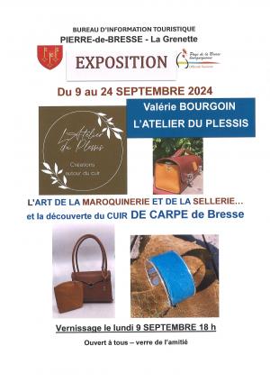 Exposition de maroquinerie et de sellerie : "L'Atelier du Plessis"