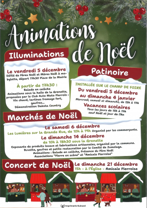 Marché de Noël 14 décembre 2025