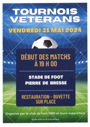 Tournois de foot vétérans - 31 mai 2024 