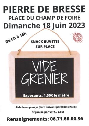 Vide-grenier - Dimanche 18 juin 2023