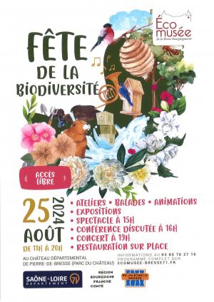 Fête de la BIODIVERSITÉ - dimanche 25 août 2024 - Parc du château