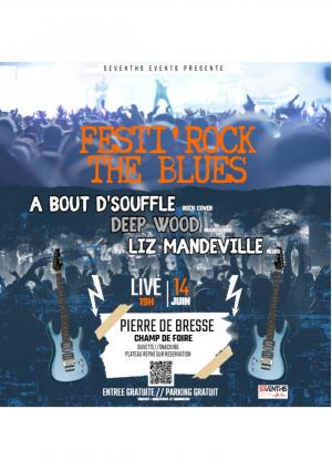 Festi Rock The blues concert gratuit en plein air 14 juin 2025