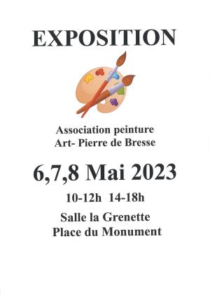 Exposition Peinture Art - Pierre-de-Bresse  du 6 au 7 mai 2023