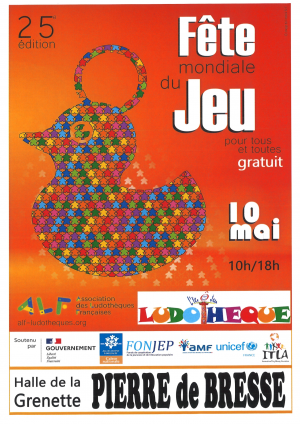 Fête du jeu organisée par la ludothèque intercommunale 10 mai 2025