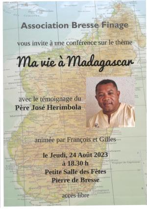 Conférence présentation MADAGASCAR - jeudi 24 août 2023