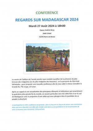 Conférence : Regards sur Madagascar 2024