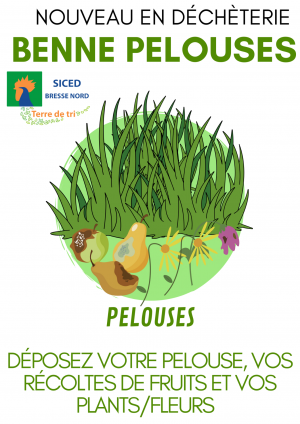 SICED - Bennes à pelouses fruits et fleurs à compter du 15 avril 2025