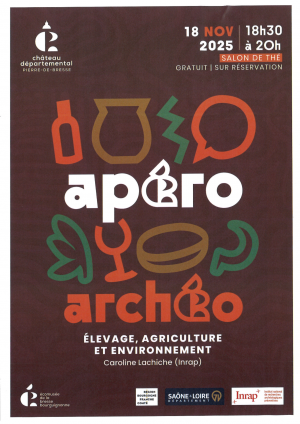 Apéro archéo 18 nov. 2025 Ecomusée de la Bresse Bourguignonne