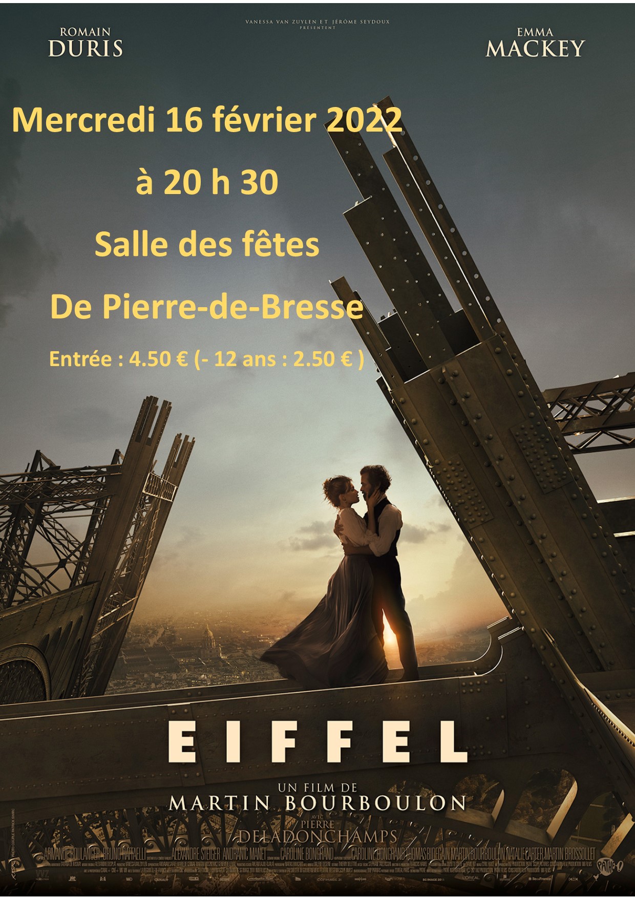 Ciné village Eiffel Mercredi 16 février 2022