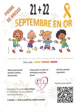 Week-end "SEPTEMBRE EN OR" - 21 et 22 sept. 2024 - Halle de la Grenette