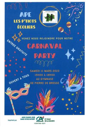 CARNAVAL PARTY - 11 mars 2023
